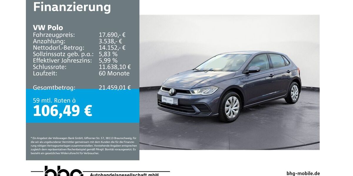 VW Polo 14.980 km 17.690 &euro; Kehl 77694