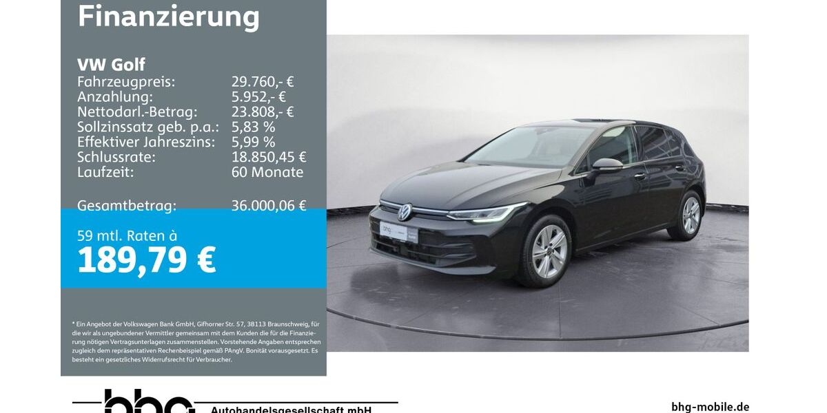VW Golf 6.366 km 29.760 &euro; Kehl 77694