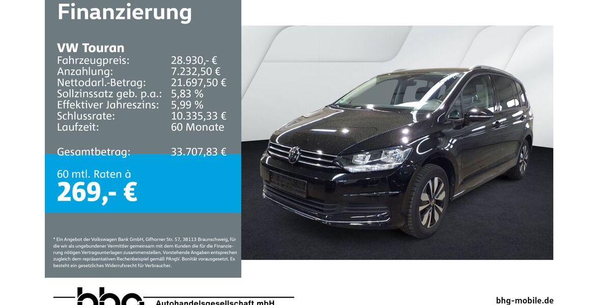VW Touran 23.544 km 28.430 &euro; Kehl 77694