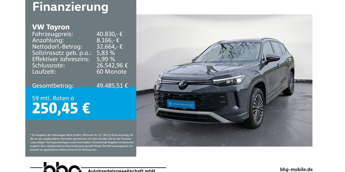 VW Tayron 25.726 km 40.830 &euro; Bühl 77815
