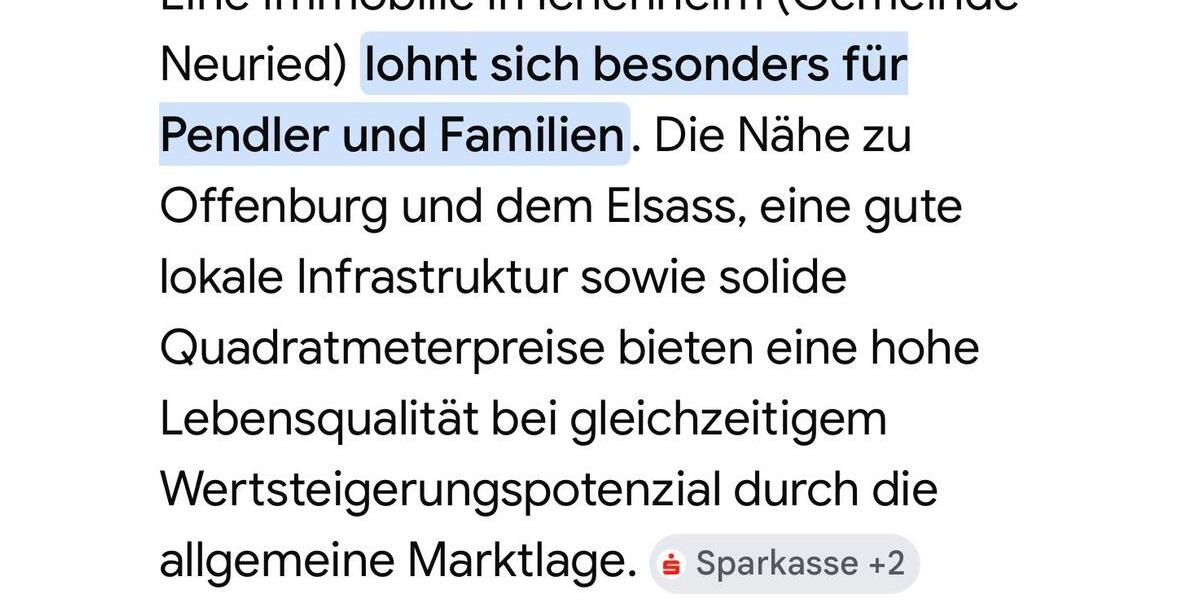 Dachgeschoßwohnung Schutterwald - 3 Zimmer, 78 m&sup2;, 299.000&euro; | Angebot:26869555