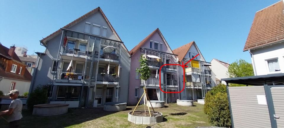 Etagenwohnung Offenburg - 2 Zimmer, 59 m&sup2;, 199.000&euro; | Angebot:26921952