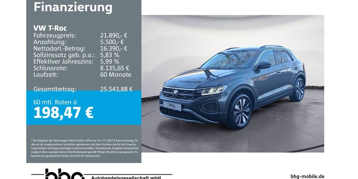 VW T-Roc 16.463 km 21.890 &euro; Bühl 77815
