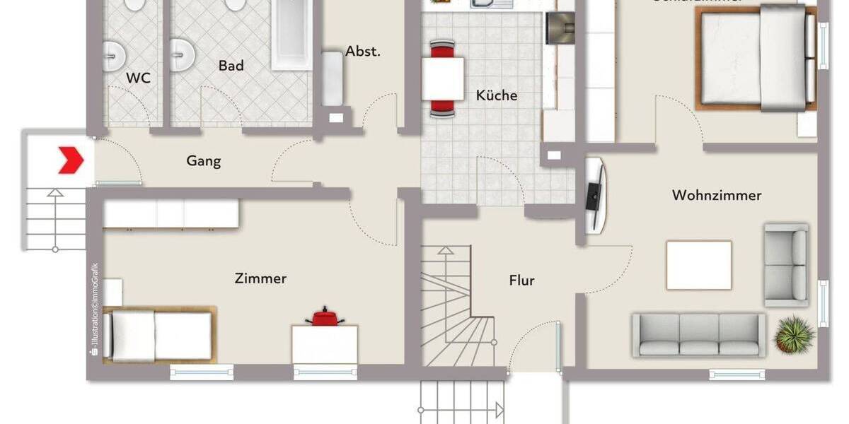 Einfamilienhaus Offenburg Windschläg - 4 Zimmer, 115 m&sup2;, 290.000&euro; | Angebot:26171142