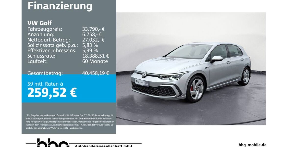 VW Golf 16.597 km 32.820 &euro; Kehl 77694