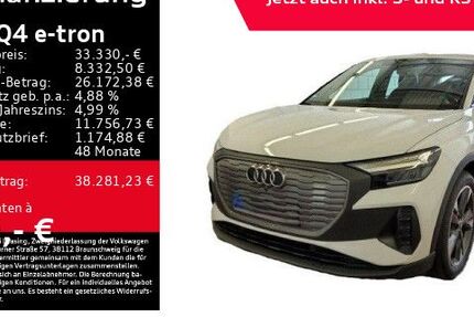 Audi Q4 e-tron 66.492 km 33.330 &euro; Kehl 77694