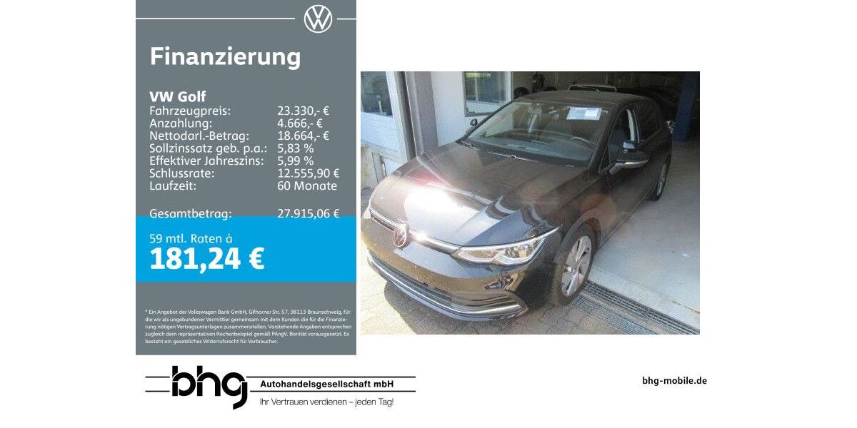 VW Golf 101.470 km 23.330 &euro; Bühl 77815