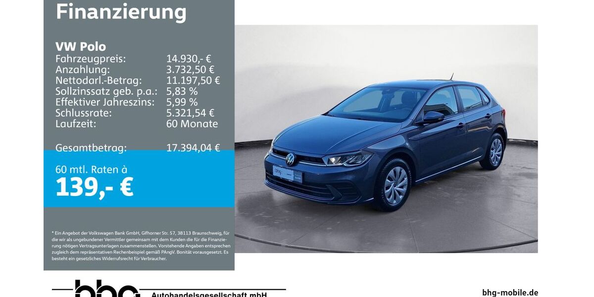 VW Polo 20.188 km 14.060 &euro; Kehl 77694