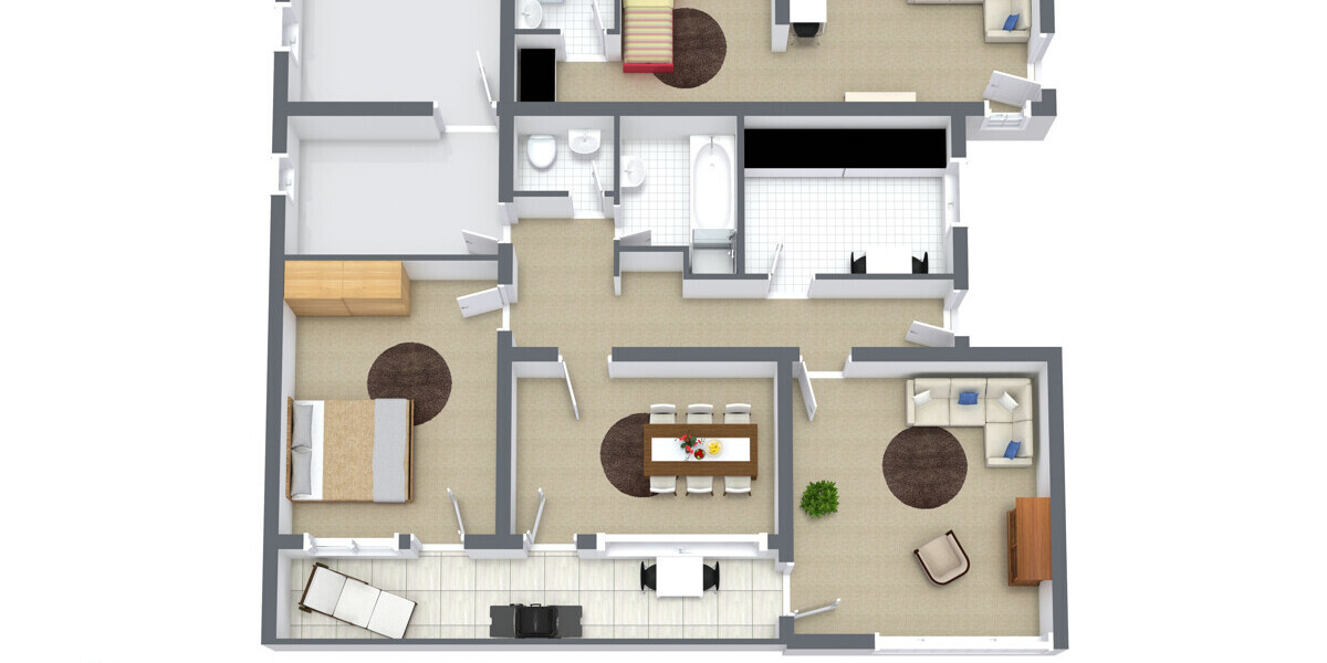 Großen Wohnung mit sonnigem großen Balkon - Etagenwohnung Bad Peterstal-Griesbach / Bad Peterstal Bad Peterstal | Angebot:26131358