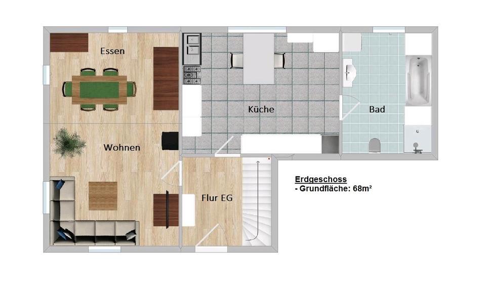 Einfamilienhaus Friesenheim - 5 Zimmer, 120 m&sup2;, 330.000&euro; | Angebot:26582582