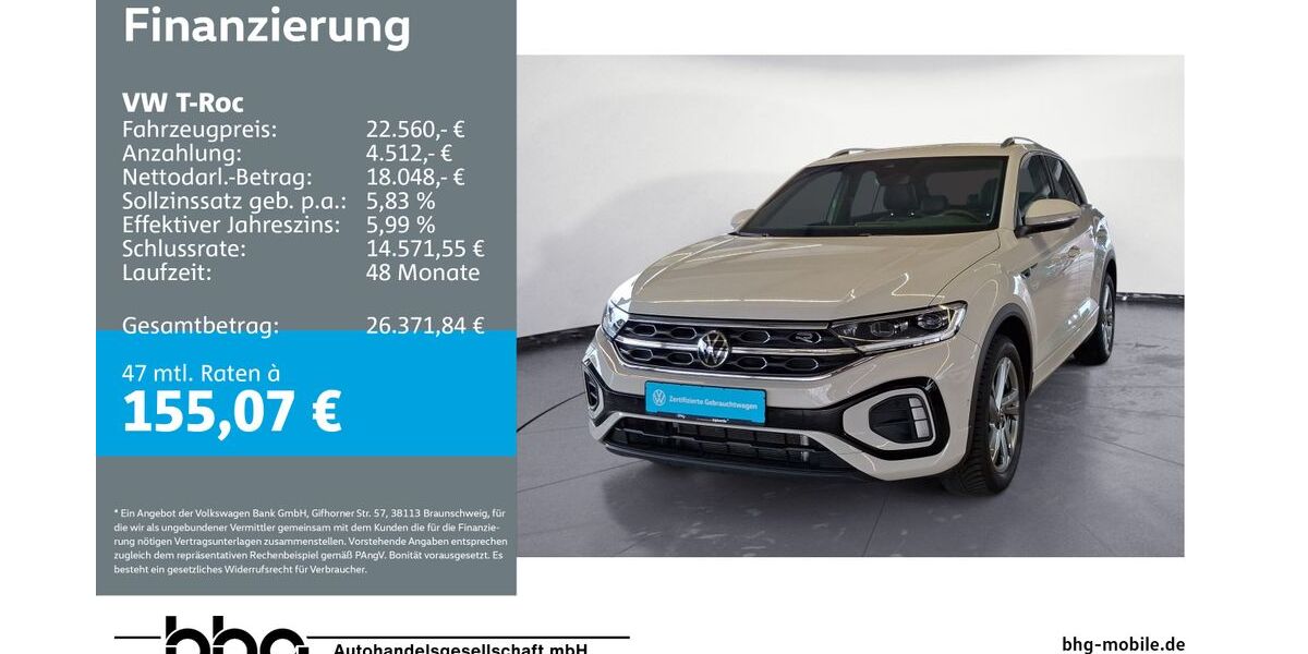 VW T-Roc 7.950 km 21.990 &euro; Bühl 77815