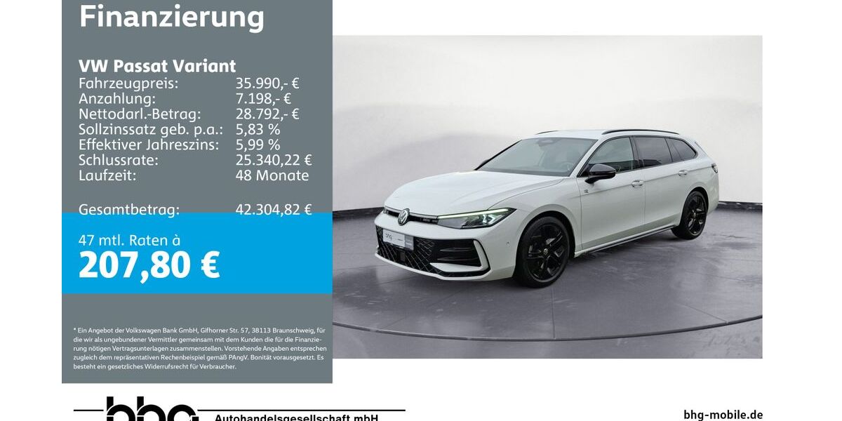 VW Passat Variant 10.180 km 35.990 &euro; Kehl 77694