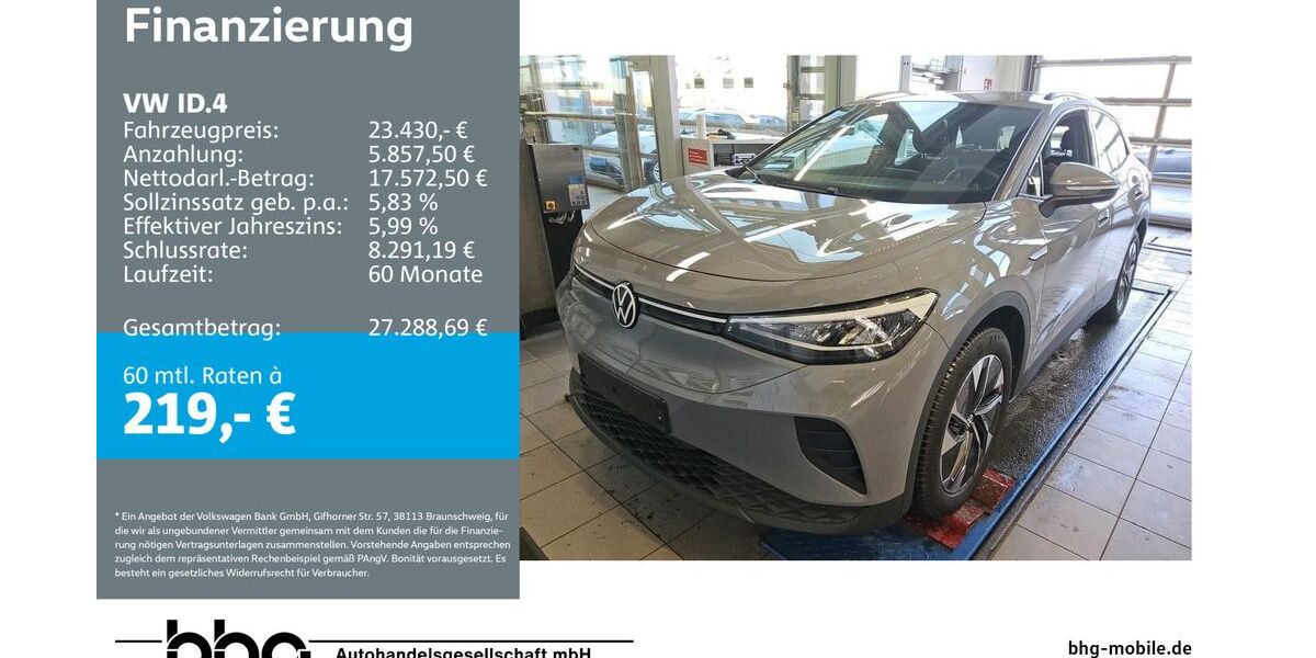 VW ID.4 53.055 km 23.430 &euro; Kehl 77694