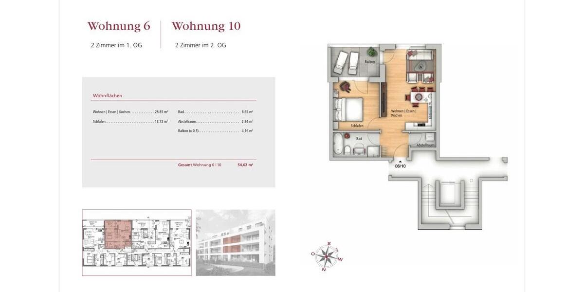 Etagenwohnung Offenburg Rammersweier - 1 Zimmer, 55 m&sup2;, 265.000&euro; | Angebot:27219905