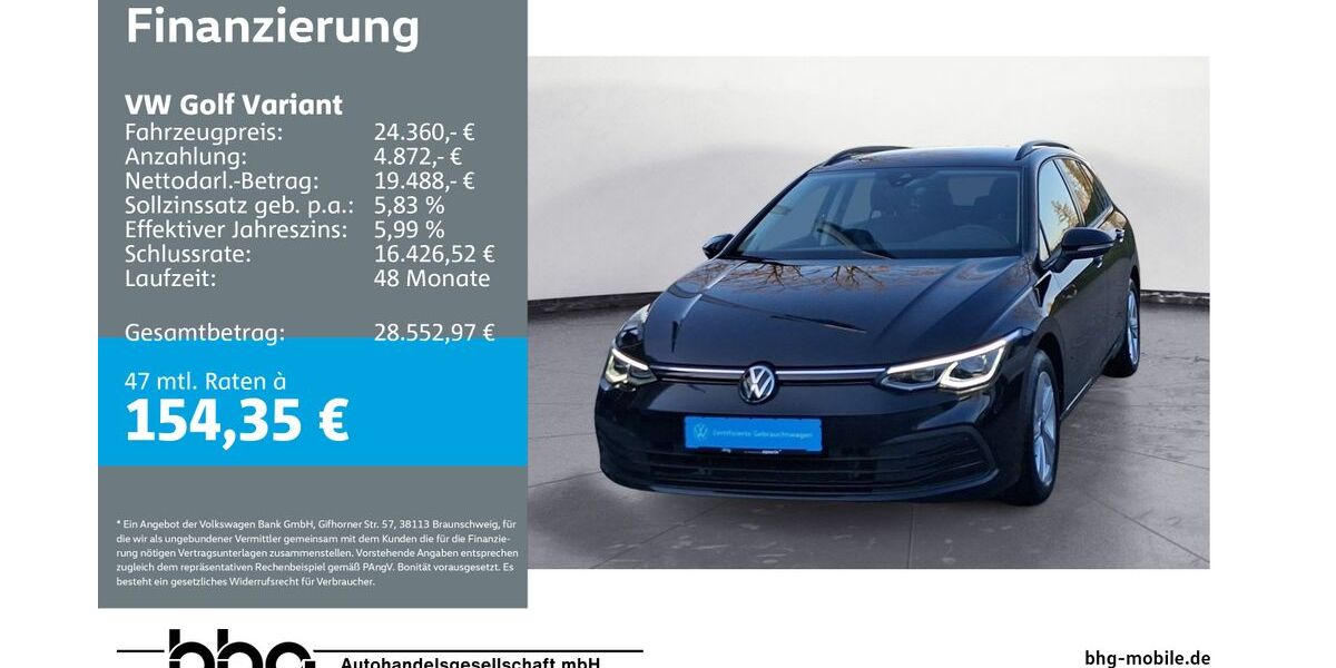 VW Golf 36.682 km 24.360 &euro; Bühl 77815
