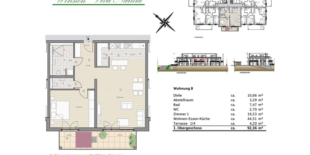 Etagenwohnung Lahr - 2 Zimmer, 92 m&sup2;, 426.400&euro; | Angebot:25703662
