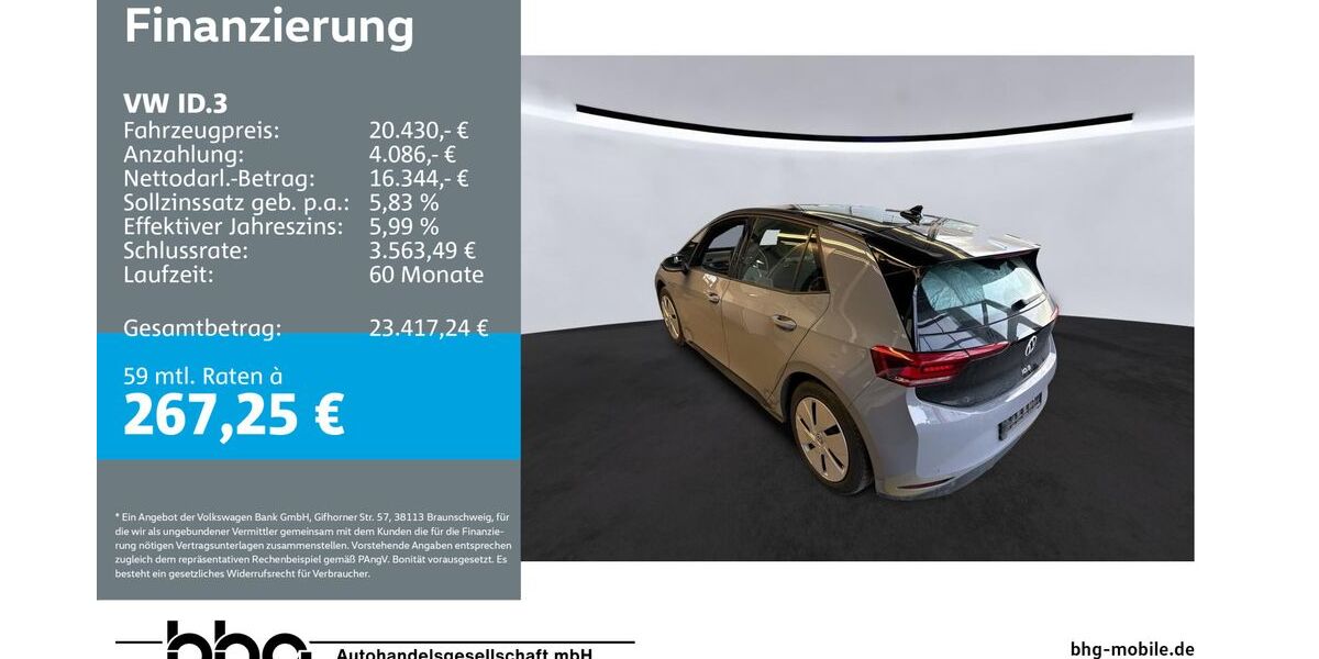 VW ID.3 42.440 km 20.430 &euro; Kehl 77694