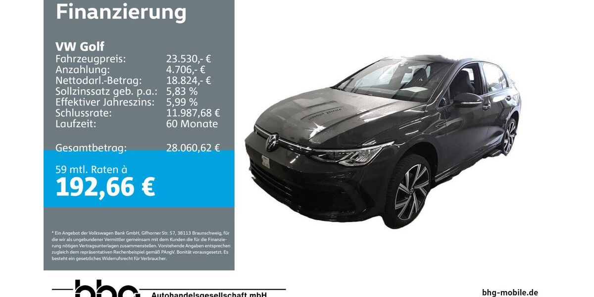 VW Golf 49.304 km 23.530 &euro; Kehl 77694